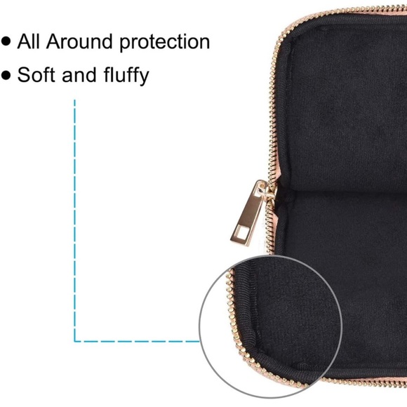 Rose Gold Sparkle MacBook Pro 16” Laptop sleeve - Picture 2 of 6